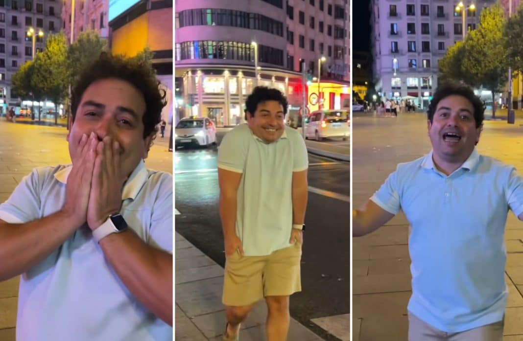 Humorista cubano Yuri Rojas cumple su sueño de conocer Europa