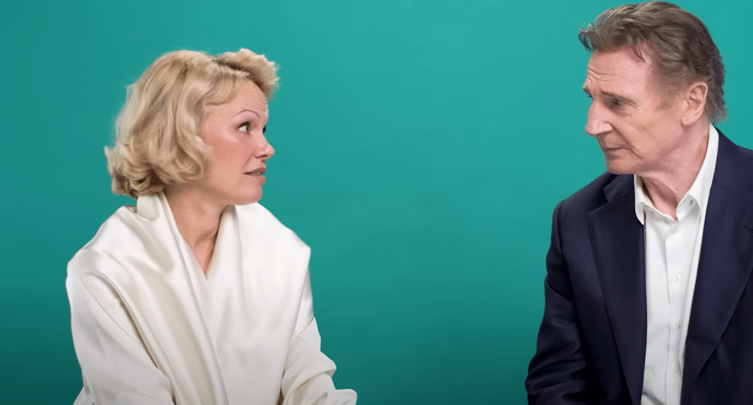 Liam Neeson pudiera estar ya en romances con Pamela Anderson