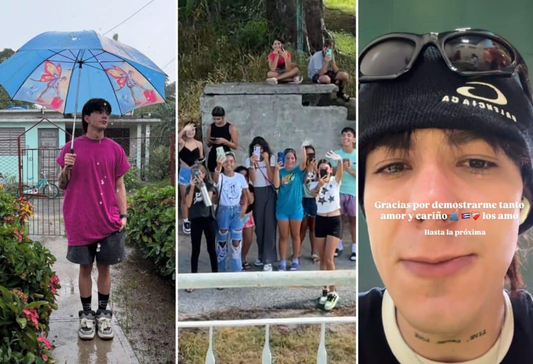 Carlos Alberto rompe a llorar tras irse de Cuba