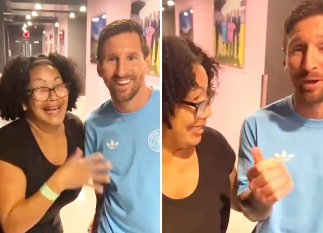 Cubana se encuentra con Messi en Miami: “Una de las elegidas de Dios”