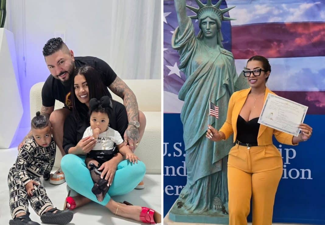 La Leidy, esposa de El Chacal, obtiene la ciudadanía estadounidense: “Gracias a Dios y a este gran país por abrirme sus puertas”