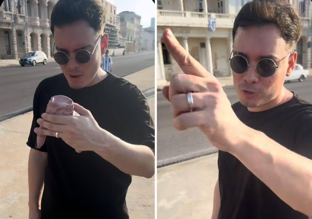 Aseguran que Sandro Castro critica al sistema cubano con indirectas en su último video: “Este se bota en cualquier momento”