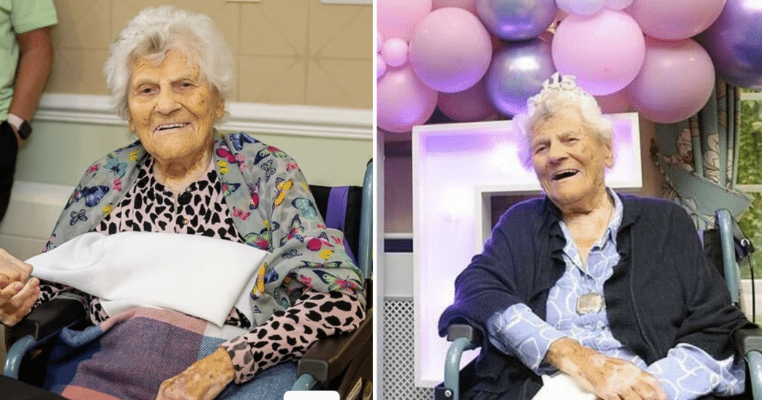Ethel Caterham llega a los 116 años de edad.