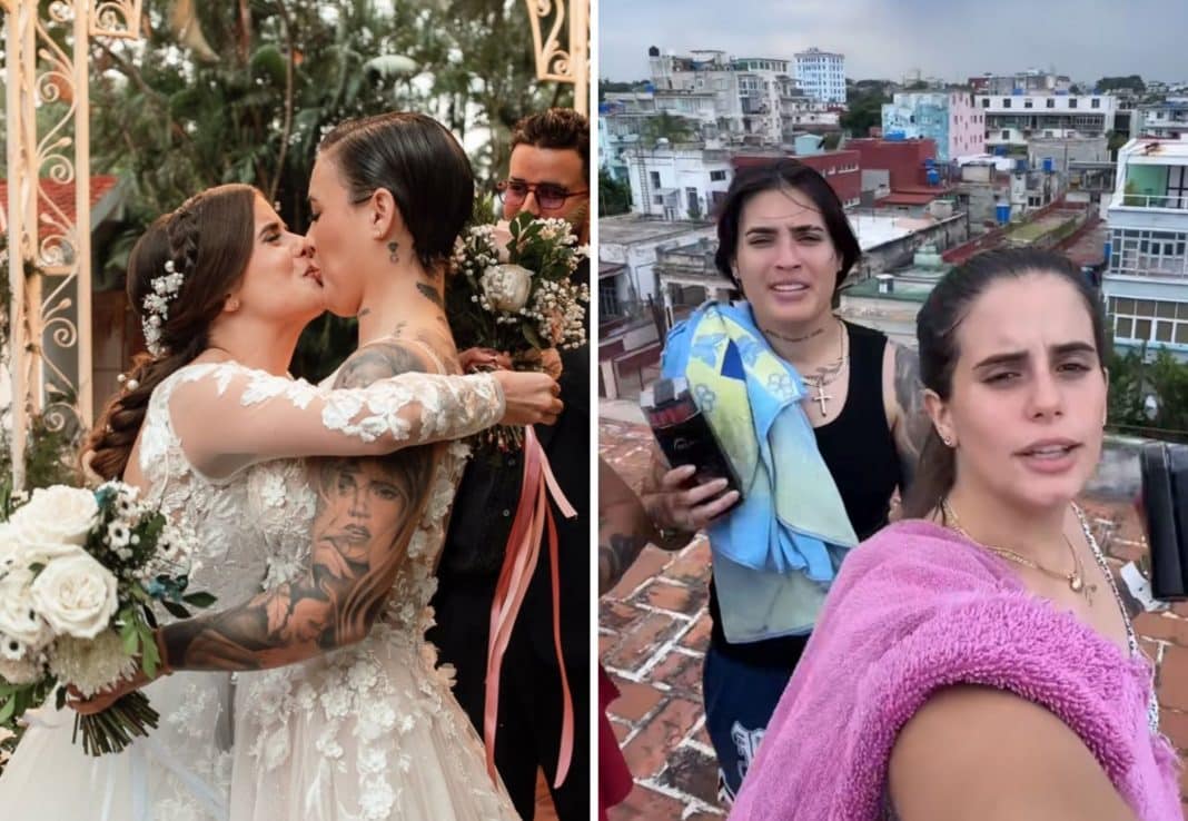 Se separan las influencers cubana Gabriela La Pitón y Sheila, a 5 meses de casarse en La Habana