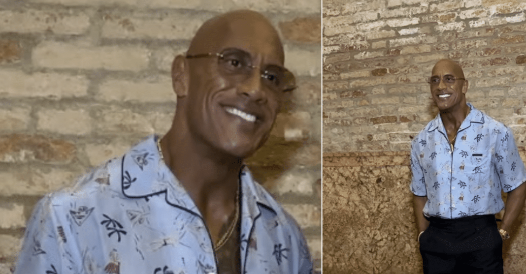 Dwayne Johnson no está enfermo. Simplemente sacrificó masa muscular para interpretar un papel en una película.