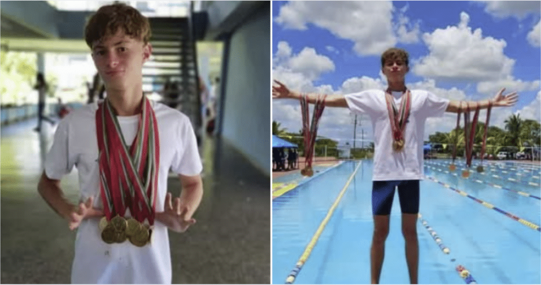 Joven nadador cubano obtiene 11 medallas de oro en Juegos Escolares