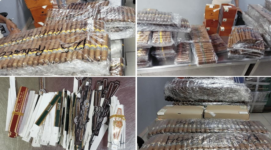 Robo de vigas y paneles solares y tabacos que pretendían ser sacados del país