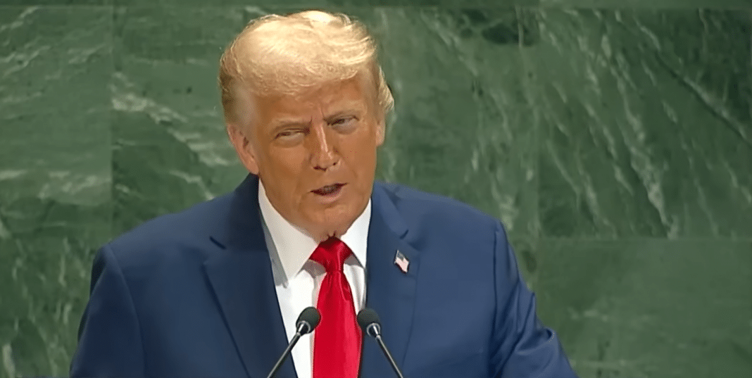 Donald Trump habla en la ONU