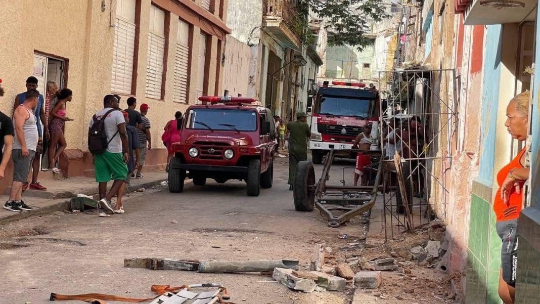Un adulto mayor fallecido en derrumbe cercano a círculo infantil en La Habana