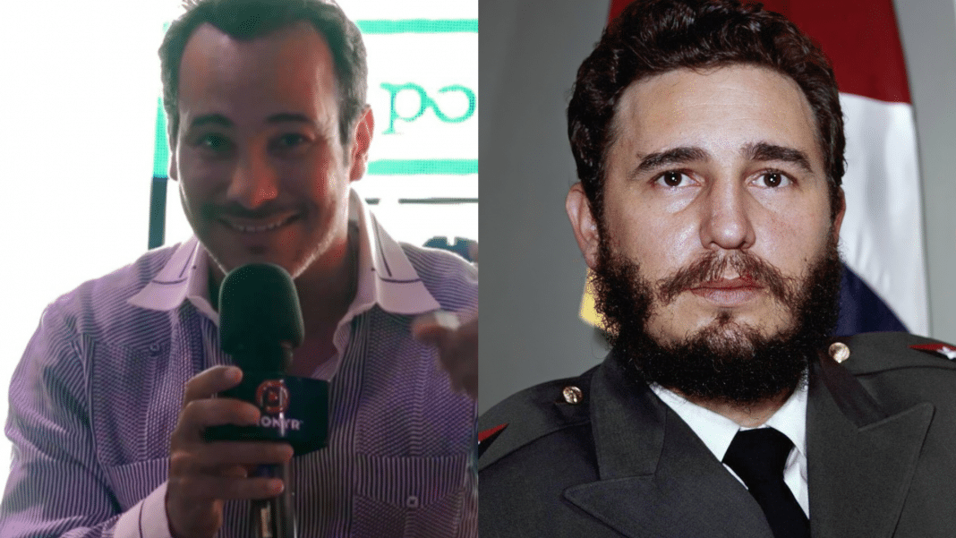 Carlos Enrique Almirante y Fidel Castro