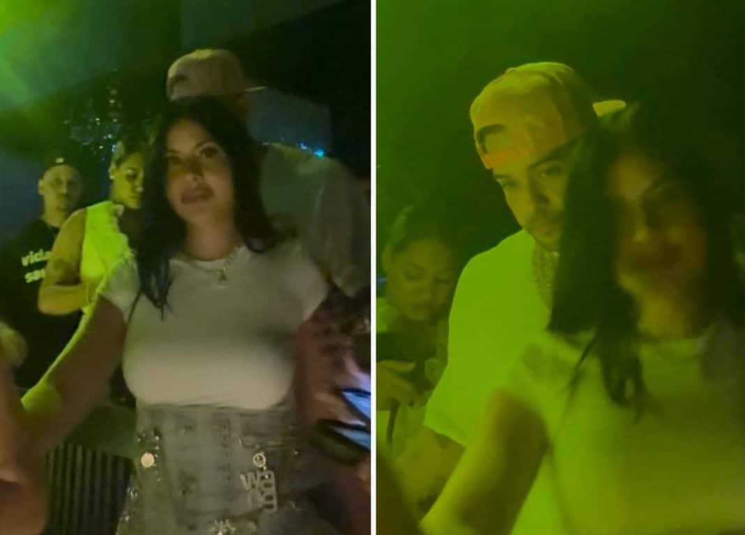 Captan a La Dura con otro hombre en un club de Miami