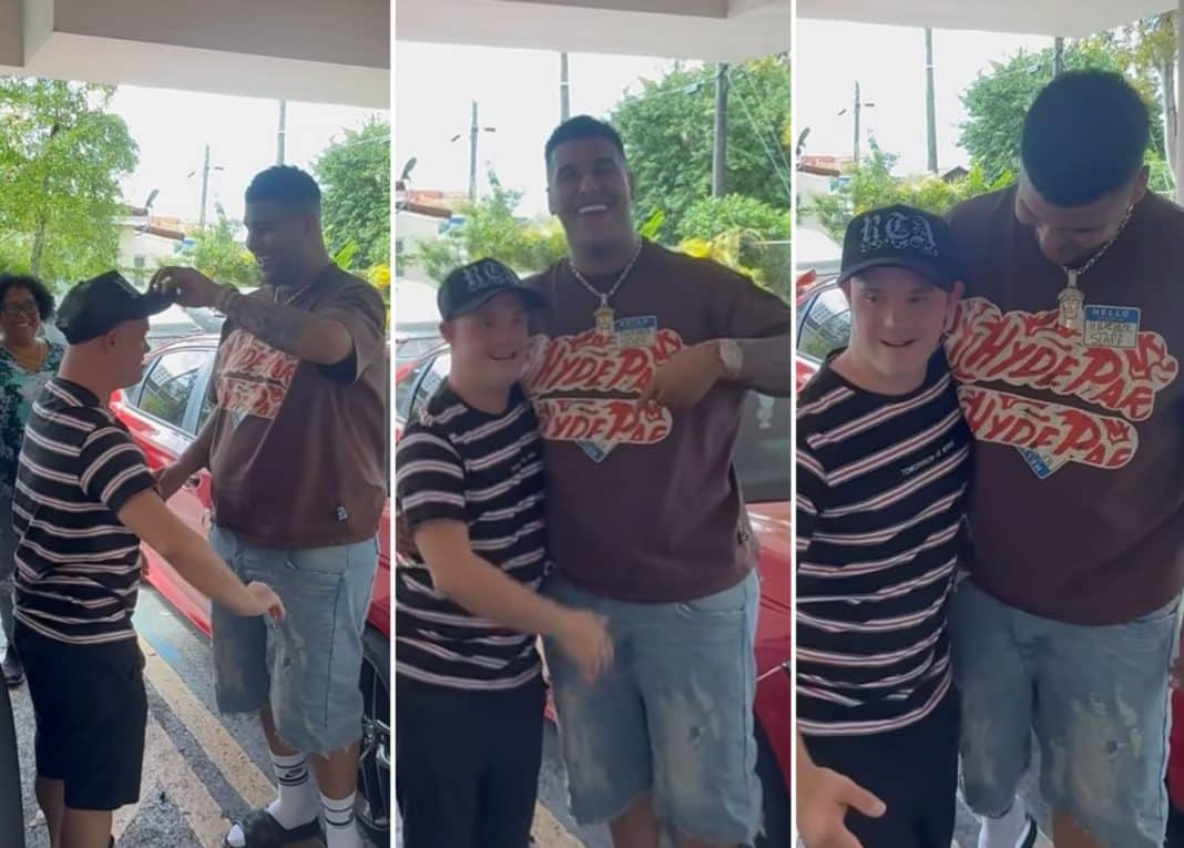 Dany Ome cumple el sueño de fans con síndrome de Down