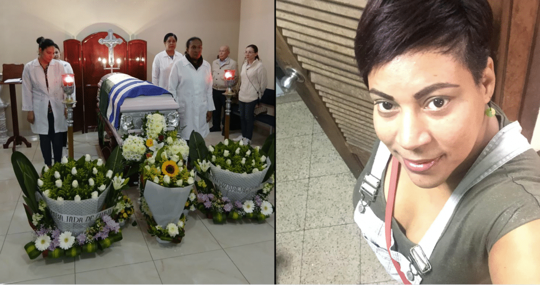 Zunilda Torres Rodríguez, doctora cubana fallecida en México, durante misión