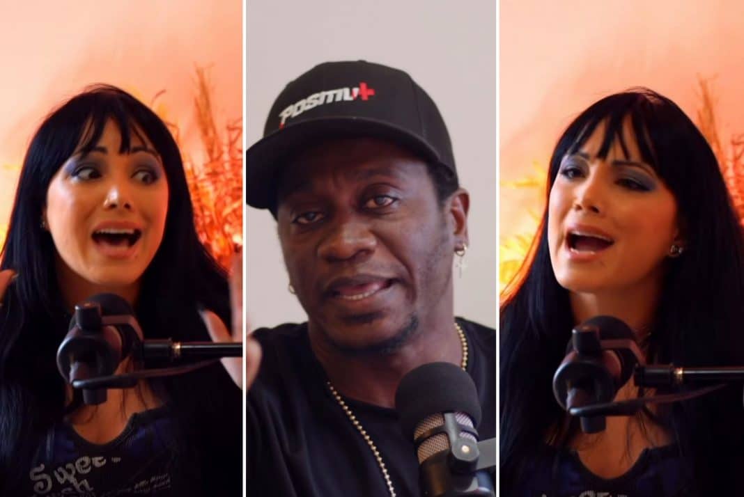 Dayamí La Musa no aguantó y encaró a Destino Positivo en pleno show