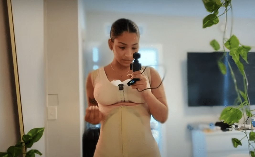 Samantha Hernández muestra cómo quedó su cuerpo 12 días después de su cirugía plástica