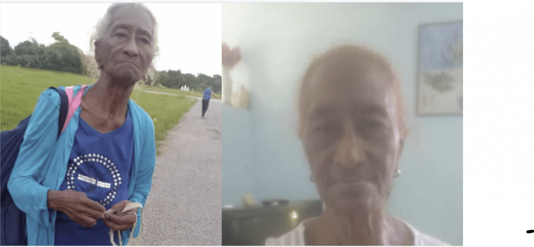 anciana desaparecida en La Habana, Nori.