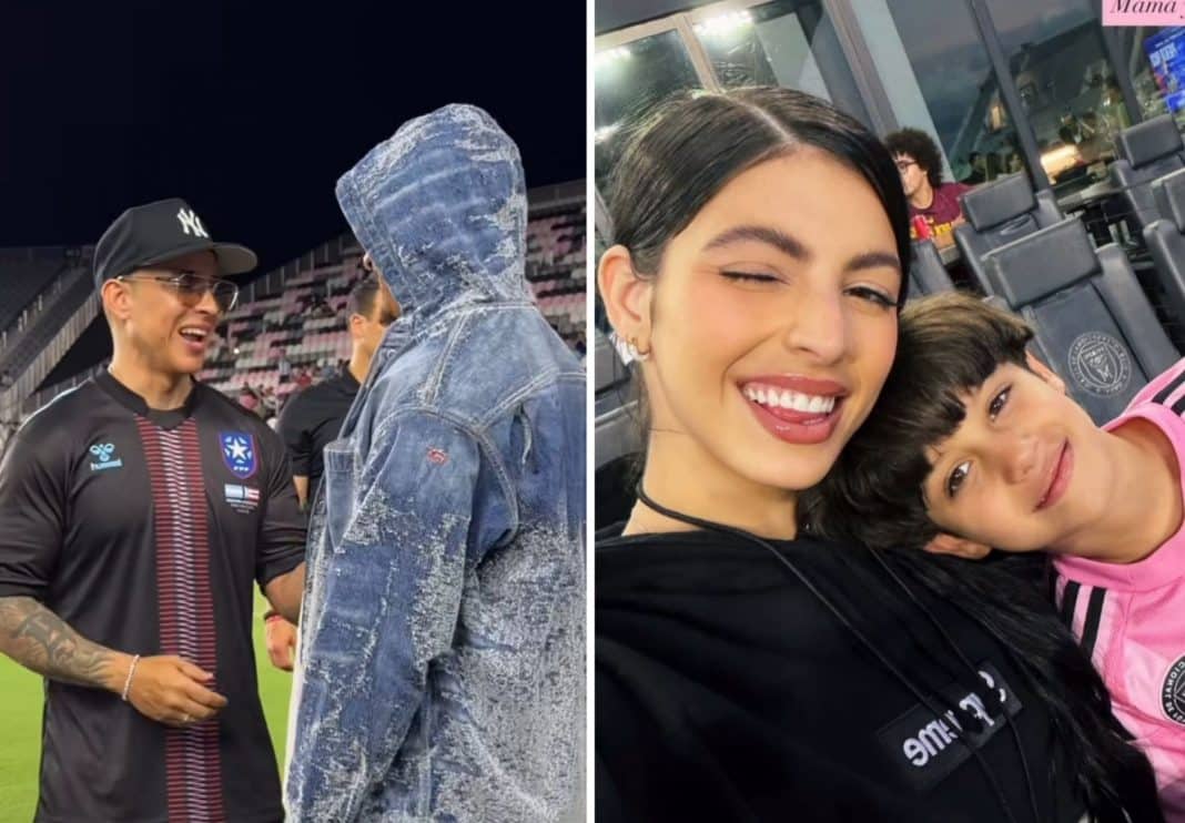 Bebeshito otra vez con Daddy Yankee y el hijo de Rachel Arderi sale al campo con Otamendi