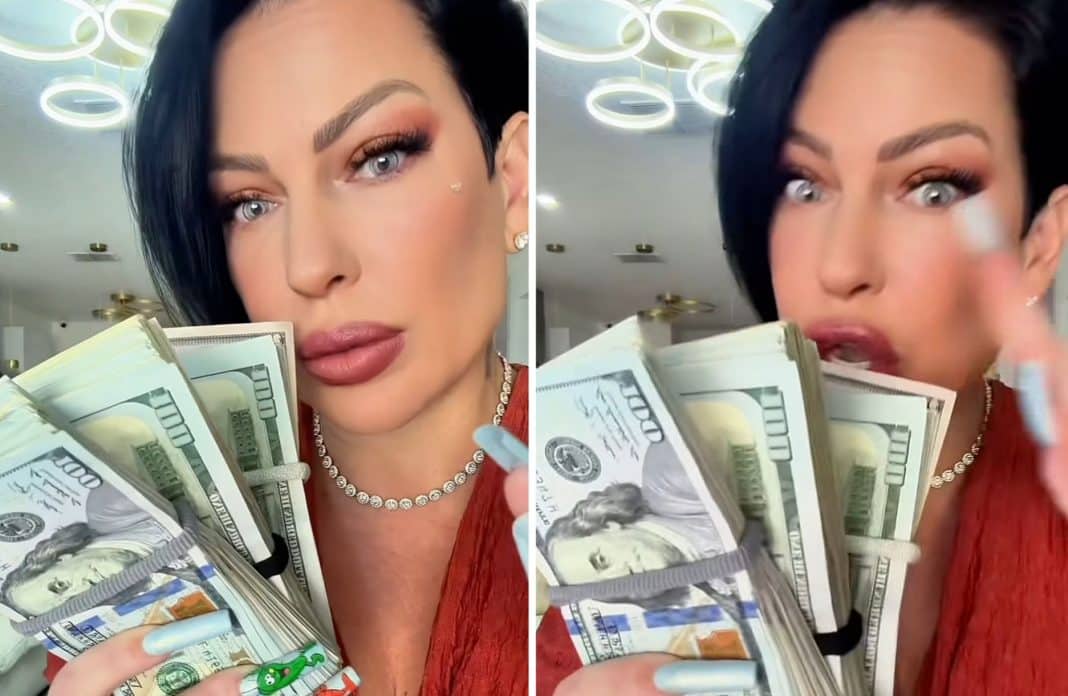 La Diosa, con un fajo de billetes, le manda un mensaje a Labrador: “¡A mí no me humilla nadie!”