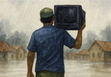 El hombre de la foto más viral del paso del huracán Melissa por Cuba no está muerto Hombre de la foto viral del huracán Melissa en Facebook