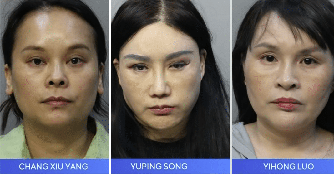 Las migrantes chinas fueron arrestadas y presentadas ante una jueza