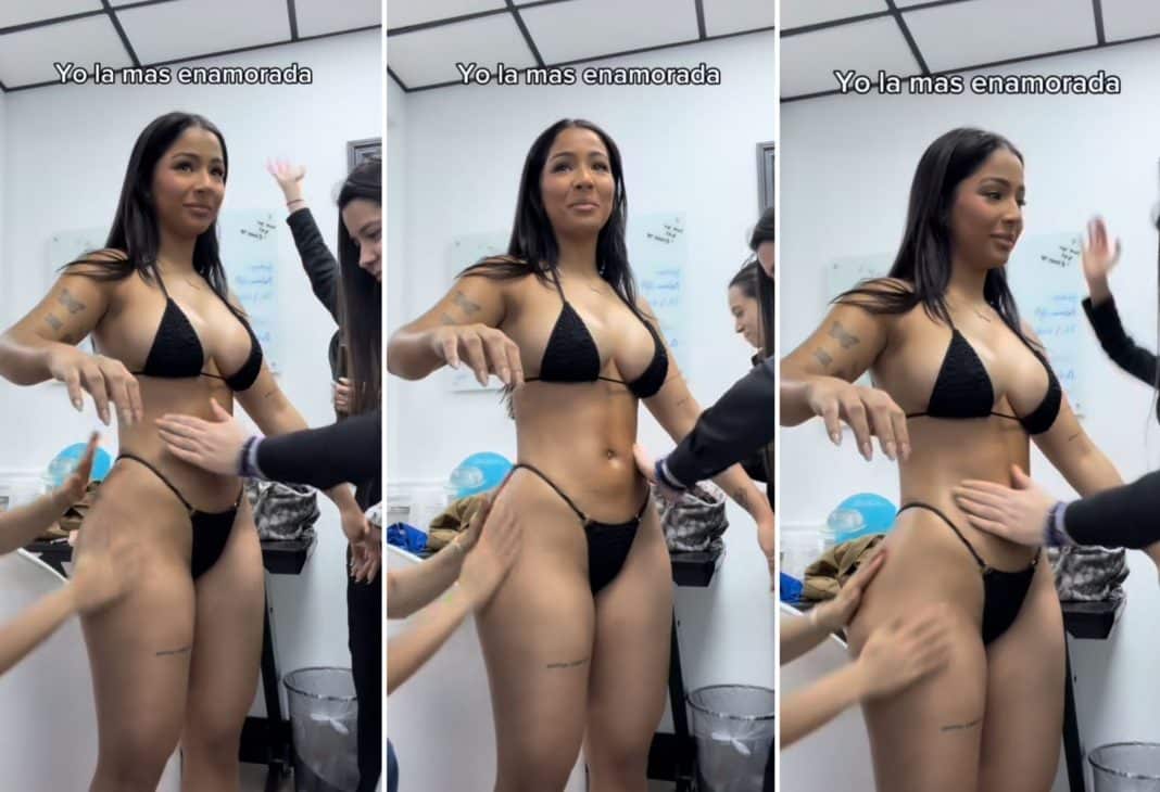 Samantha Hernández posa en bikini (¡y enamorada!) tras su cirugía estética: “En otra vida te miraremos a los ojos”