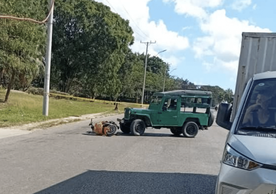 Accidente en el Cotorro entre una moto y un jeep deja al menos un fallecido