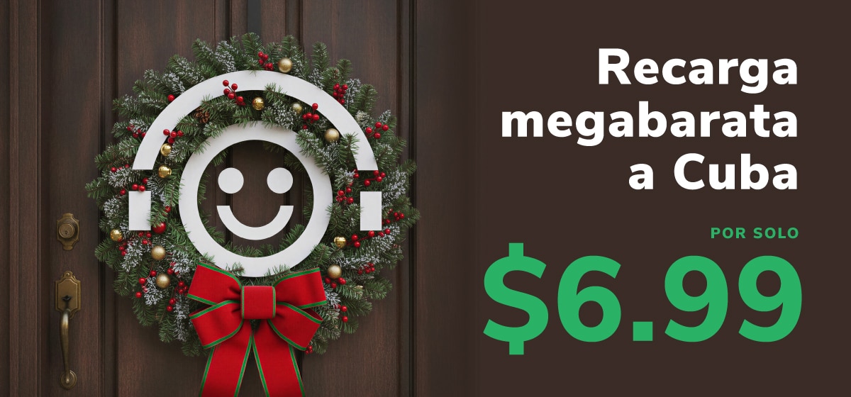 ¡Recarga barata a Cuba! Por sólo $6,99