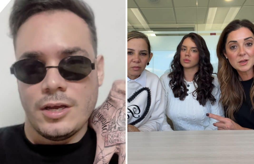 Samantha Espineira, acompañada de dos abogadas, envía un mensaje de advertencia a Sandro Castro