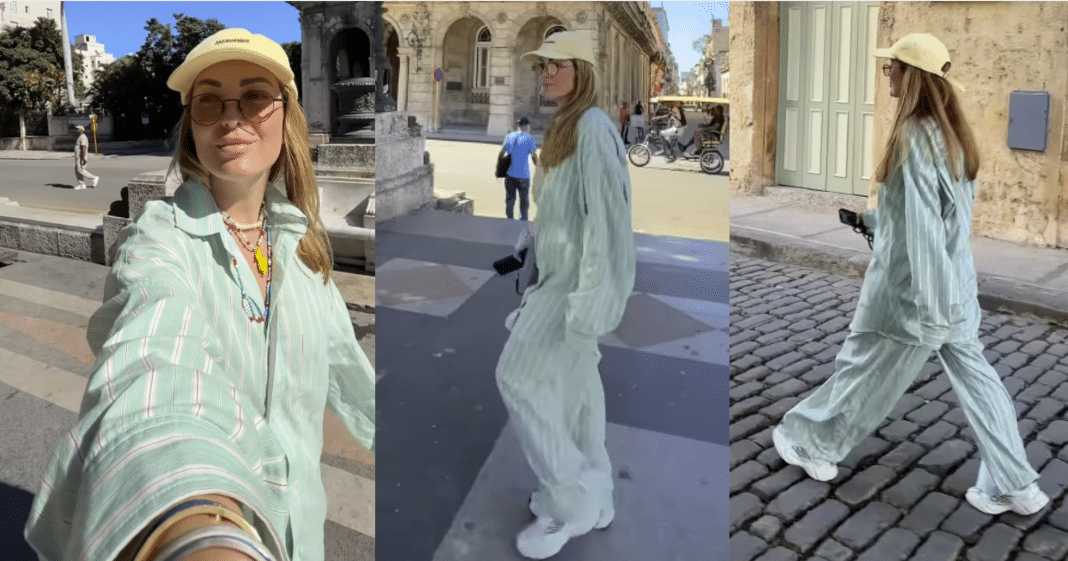 Julia Velcheva es vista en La Habana y Varadero