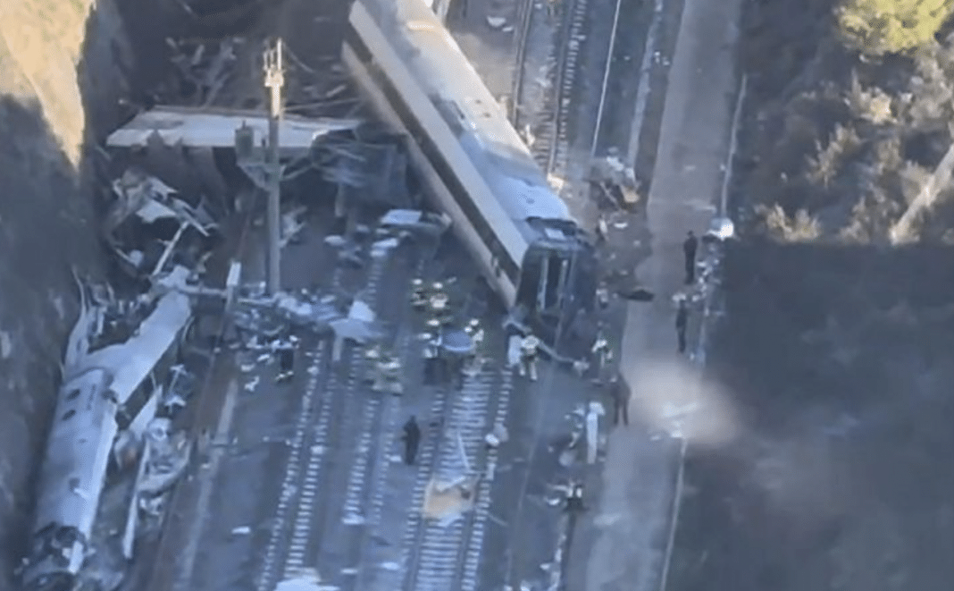 Accidente ferroviario en España