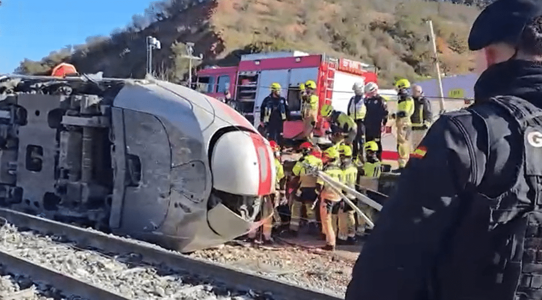 Accidente en Adamuz, Córdoba, España