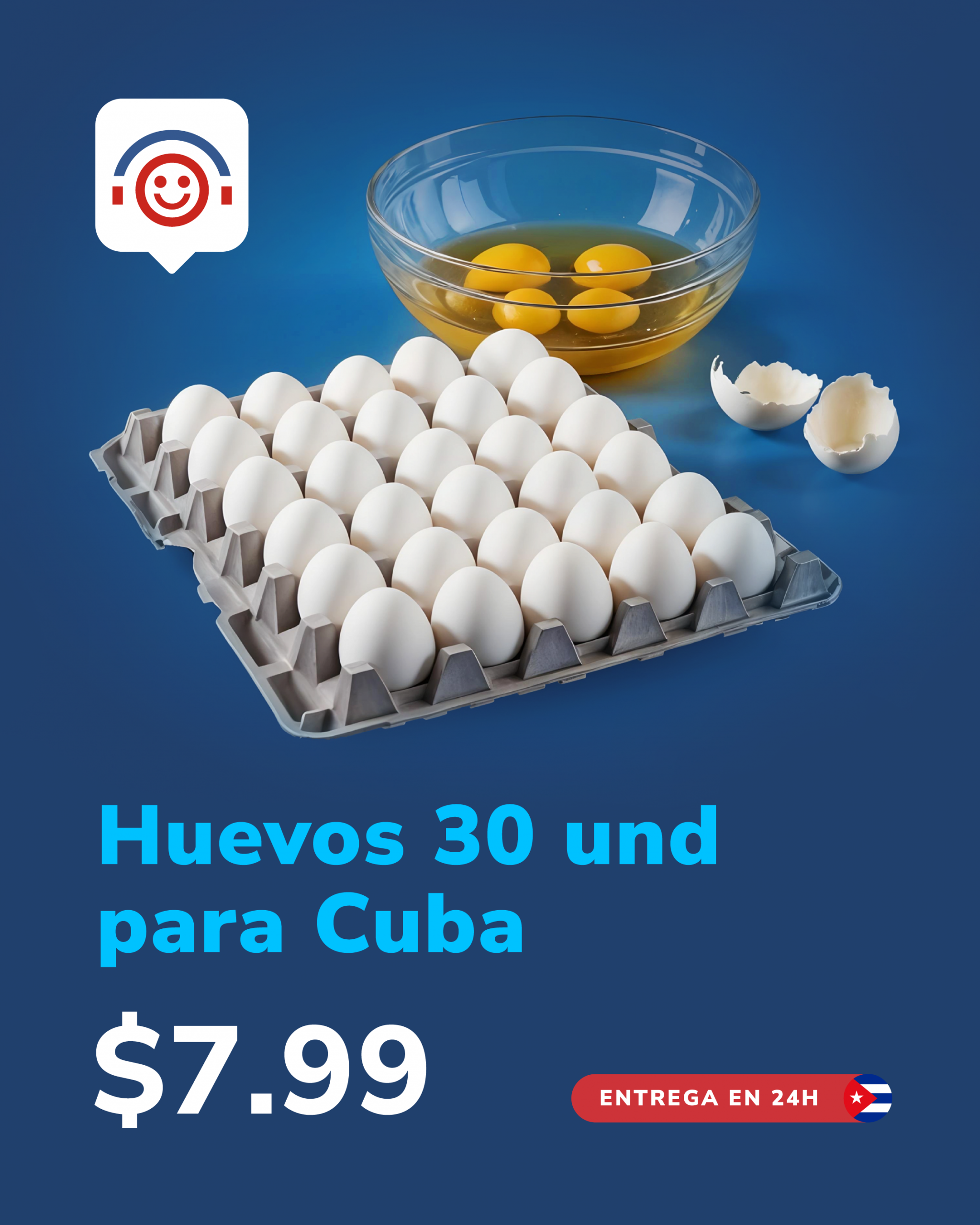 Huevos para Cuba