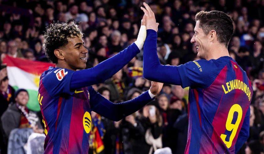 Lewandowski iguala a Messi y confía en Lamine Yamal para adueñarse del récord absoluto