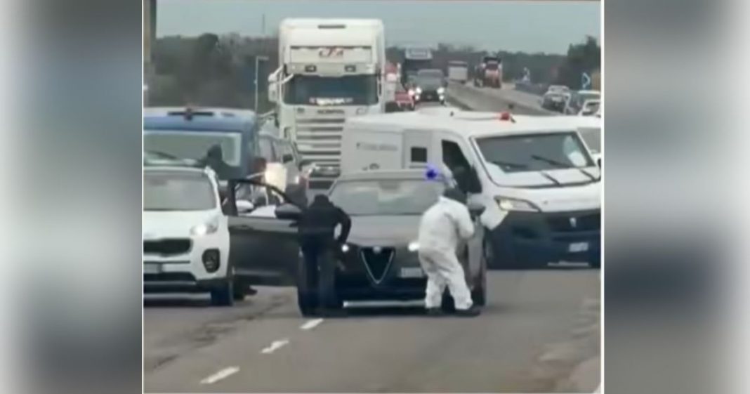 El intento de atraco a un furgón blindado en Italia