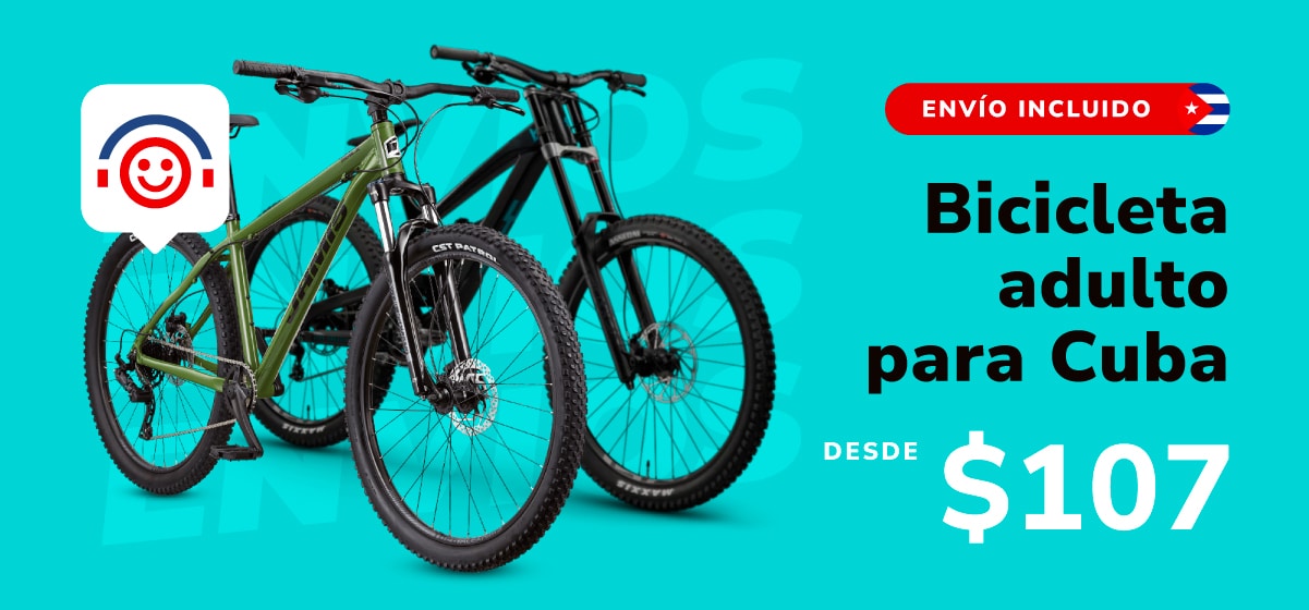 Bicicletas para Cuba. Entrega a domicilio. Envío incluido
