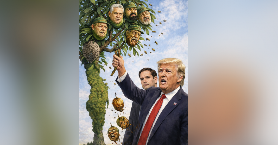 Trump sacude una mata llamada 