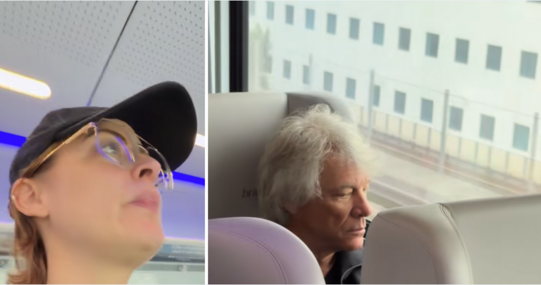 Influencer cubana se encuentra con un look alike de Jon Bon Jovi