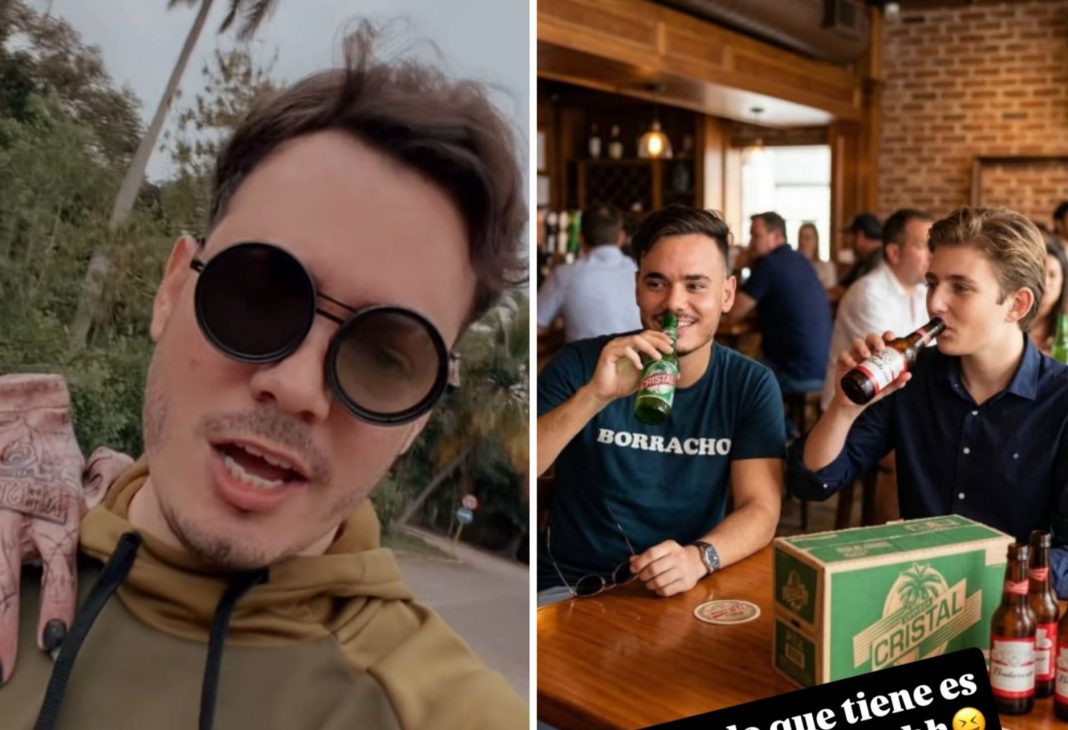 Sandro Castro comparte foto IA junto a Barron, el hijo de Donald Trump