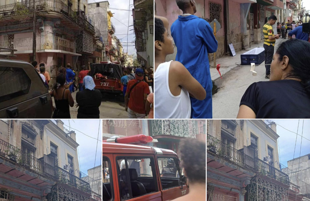 Asesinato o suicidio en La habana Vieja