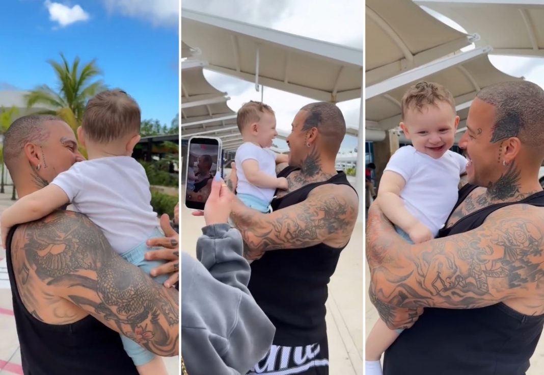 El Chulo se reencuentra con su hijo Justin en México