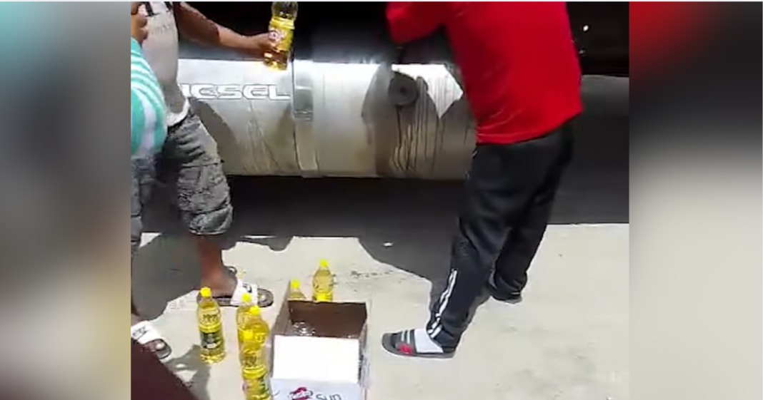 Usan aceite de cocina como sustituto del diésel en un camión en Cuba