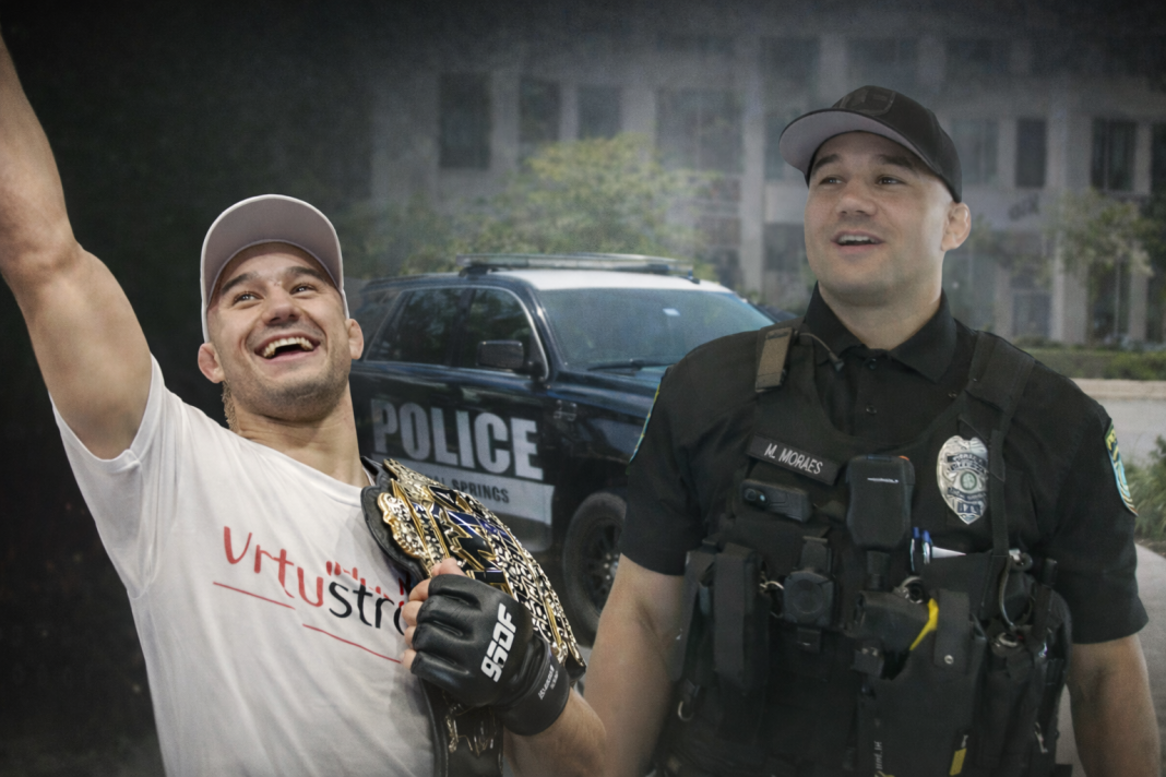 Marlon Moraes terminó como peleador de UFC y ahora es policía en Coral Spring