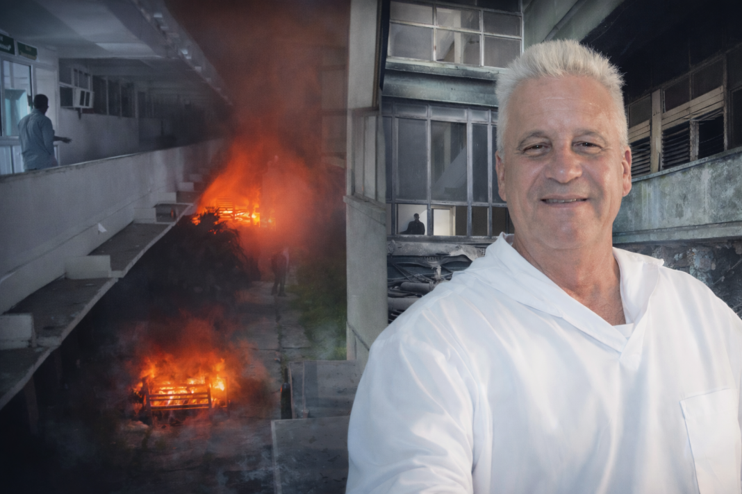 Incendio en hospital de Cienfuegos tuvo un héroe: el dr. Alberto Jorge Fernández