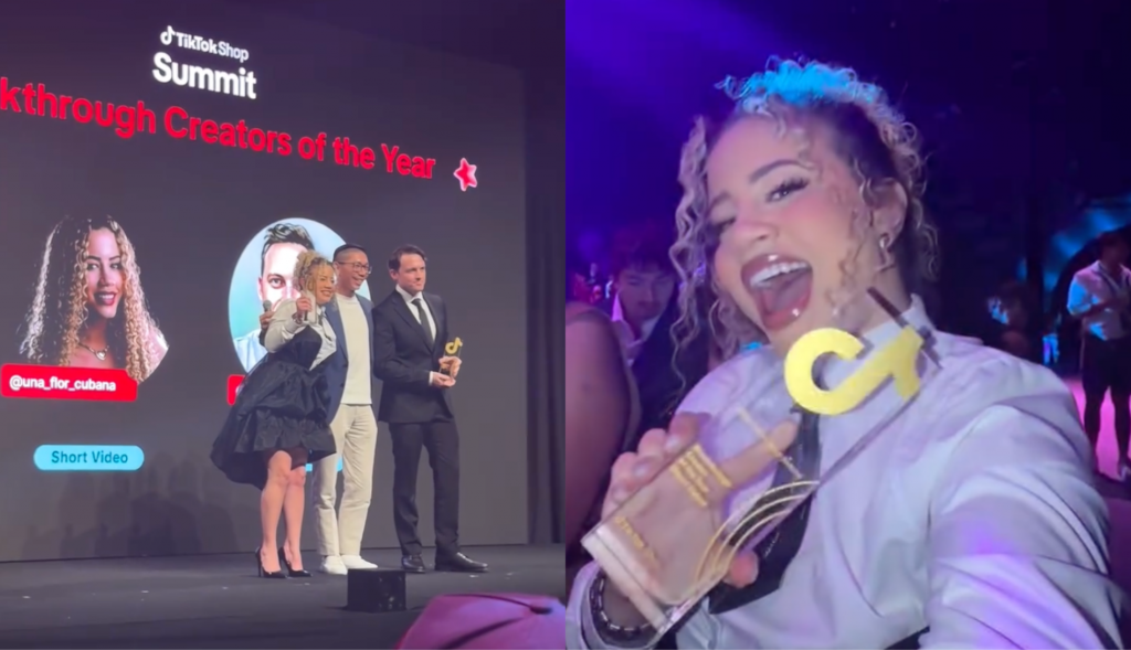 Flor de Cuba Wins Breakout Creator of the Year at TikTok Shop Event