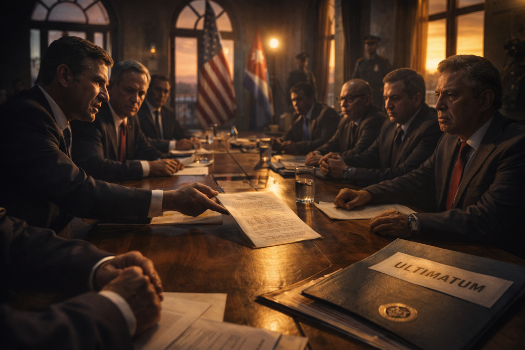 Funcionarios de EE.UU. entregaron ultimátum sobre presos políticos Cuba en reunión secreta en La Habana el 10 de abril de 2026.