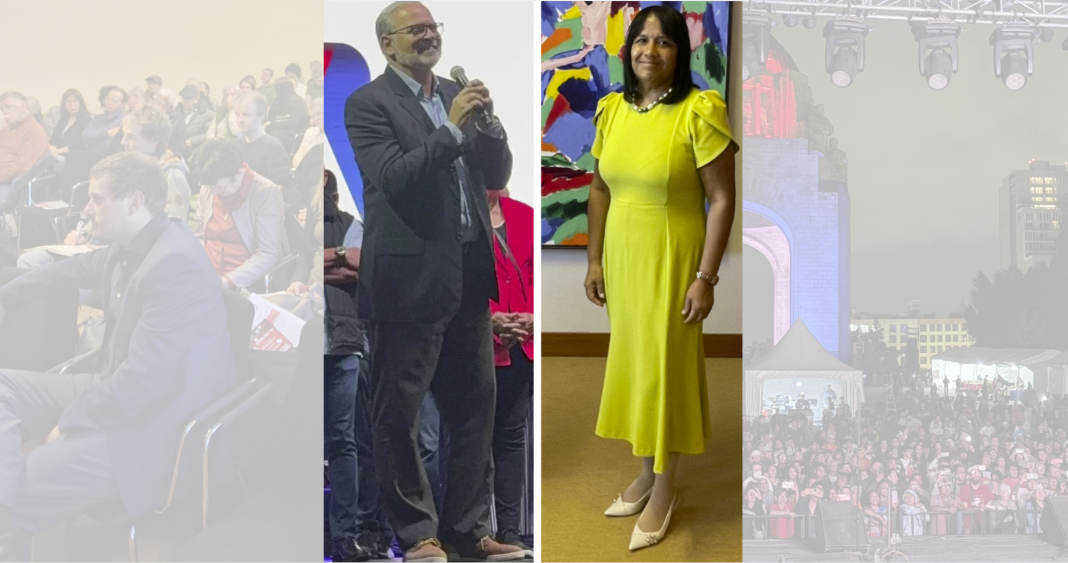 El embajador cubano en México prometió resistencia armada ante miles de personas en CDMX. La viceministra repitió el mensaje en Berlín. Ambos hablan de morir por Cuba desde el exterior, mientras en la isla hay cortes de luz de 15 horas.