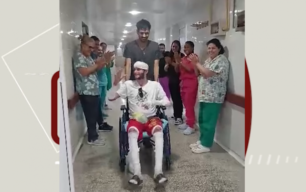 Joven cubano sobrevive al 95% de quemaduras en su cuerpo