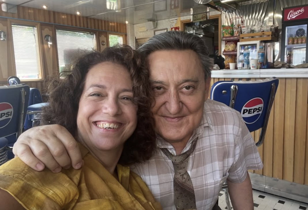 Laura de la Uz celebra su trabajo con Mariano Peña, Mauricio Colmenero en Aída