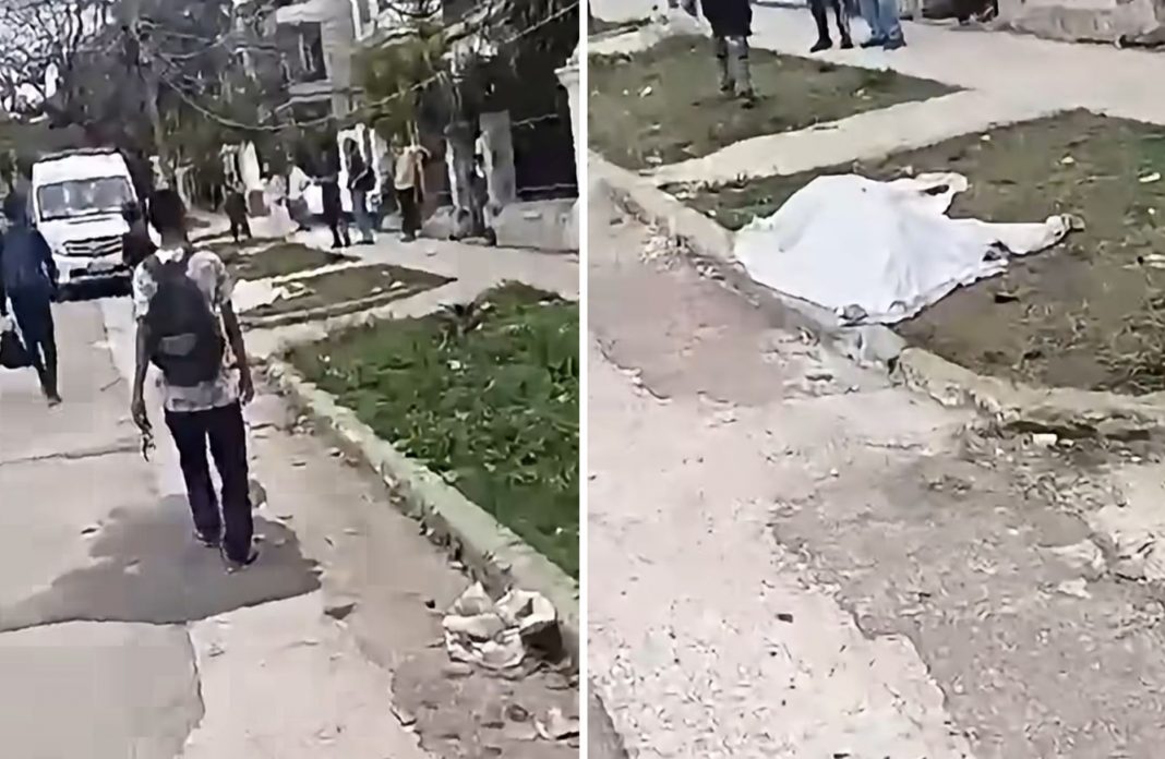 Hombre muere en plena calle de El Vedado tras larga espera por una ambulancia