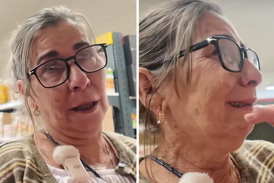 Madre de Dina Stars se quiebra al ver leche en un supermercado en España